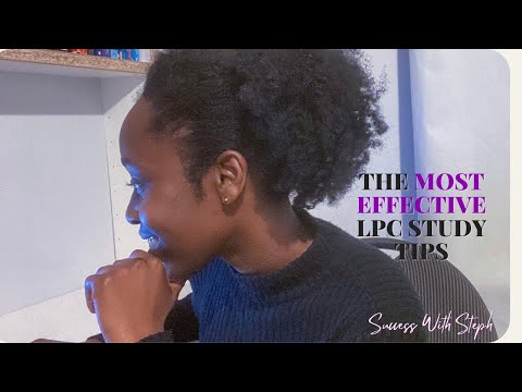 The most effective LPC study tips