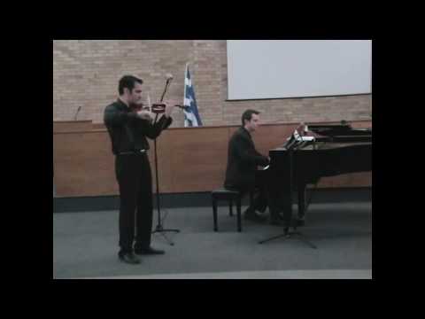 Ilias Zoutsos at University of Athens - Vitali Ciaccona