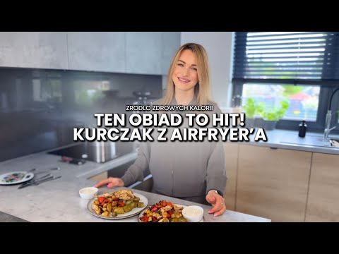 A quick, low-fat air fryer dinner! This chicken recipe went viral! 80g protein in 30 minutes!