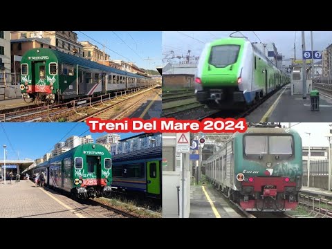 Treni Del Mare 2024 di TRENORD, in arrivo, partenza e transito nel nodo di Genova!