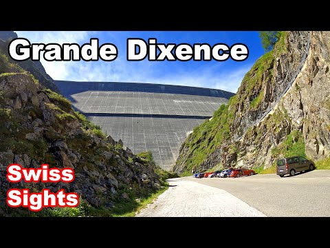 Grande Dixence Switzerland 4K Biggest Weight Dam in the World