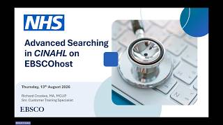 Advanced Searching in CINAHL on EBSCOhost - NHS England