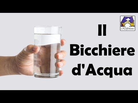 IL BICCHIERE D'ACQUA: una grande lezione contro lo stress e l'ansia