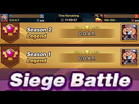 Siege Battle Tournament SEASON 2 GRAND FINALS - GOAT v Wik-Wik - Summoners War
