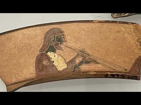Bass Aulos and Flute at Aigai Vergina the Palace of Philip II