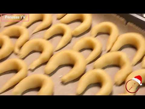 How to Make Vanillekipferl Cookies Biscuit in English | Austria Tradition Christmas Biscuits