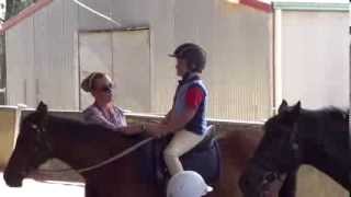 preview picture of video 'Ava learning the reins'