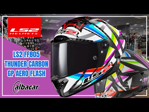 CASCO LS2 FF805 THUNDER CARBON GP AERO FLASH 🔥