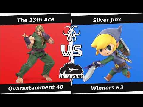 Quarantainment 40 Winners R3 - The 13th Ace (Ken) Vs. Silver Jinx (Toon Link) Smash Ultimate - SSBU