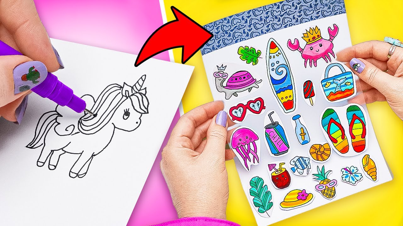 COOL! How To Make Stickers || Fun Tutorial by Sam