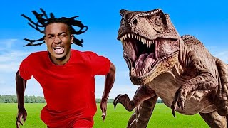 I WAS CHASED BY 12 DINOSAURS ( VLOG 11 )