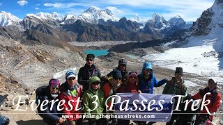Three Passes Trek: Ultimate Trek in the Everest Region