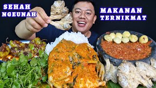 Download lagu NGEUNAH DAN NIKMAT⁉️ MAKAN PEPES AYAM 1 EKOR LALAPAN JENGKOL MENTAH SAMBEL TERASI ASE CABE GENDOT mp3