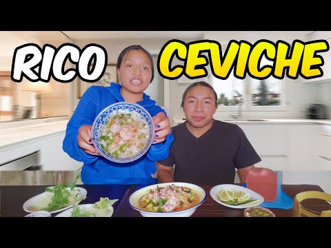 COCINAMOS LA RICA RECETA DE  CEVICHE PARA MI FAMILIA