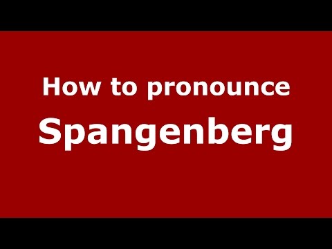 How to pronounce Spangenberg (Spanish/Argentina) - PronounceNames.com