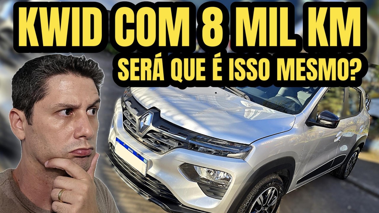 Renault Kwid com 8 mil km no serviço de avaliação avulsa // Caçador de Carros