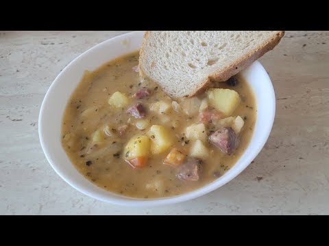 Zupa grochowa "Grochówka" #smaczna #jedzenie #obiad #zupa