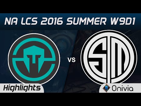 IMT vs TSM highlights Game 2 NA LCS 2016 Summer W9D1 Immortals vs Team Solo Mid