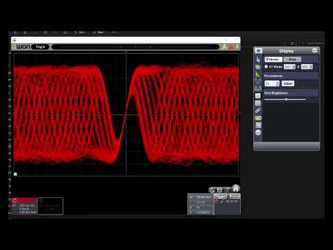 CD eye pattern on OWON VDS-1022