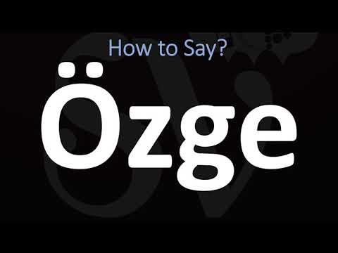 How to Pronounce Ozge? (CORRECTLY)