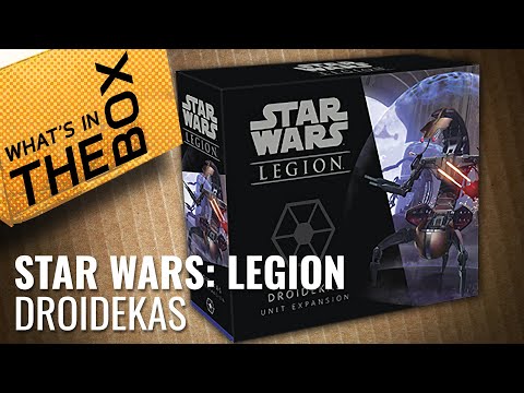 Unboxing Star Wars: Legion - Droidekas