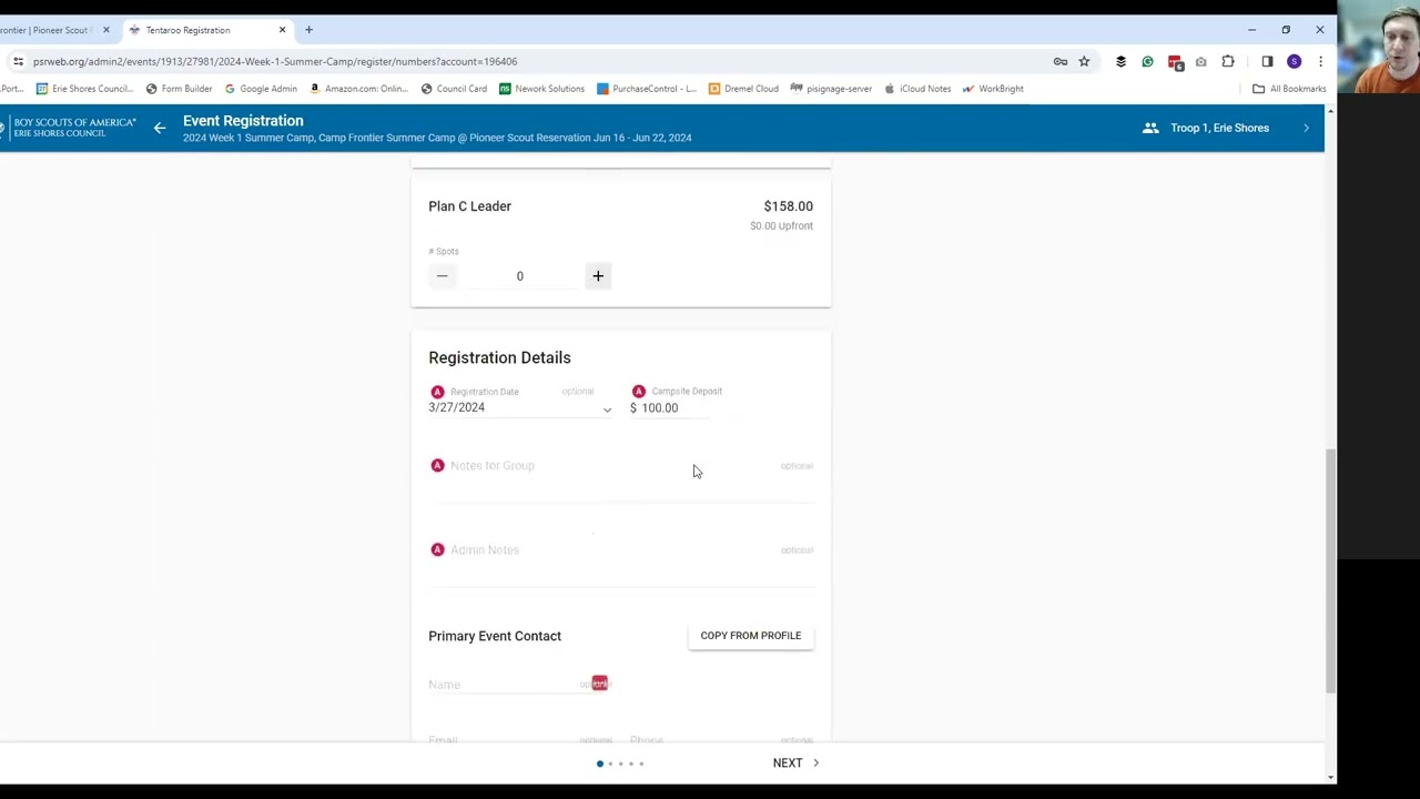 Summer Camp Online Registration Training 2024