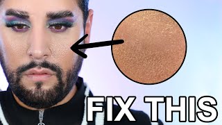 Easy Fix For Patchy Makeup! My tips to stop and repair patchy foundation