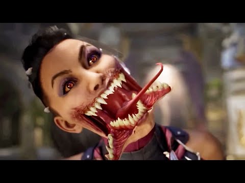 Mortal Kombat 1 Mileena gets infected with Tarkata Disease Scene (2023) MK1