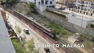 preview picture of video 'ARROYO DE LA MIEL RENFE TRAIN - SPAIN'