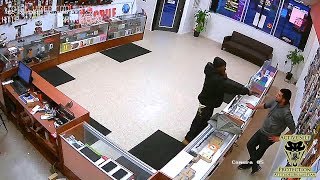 Store Owner Takes the Fight to Robber...Twice! | Active Self Protection