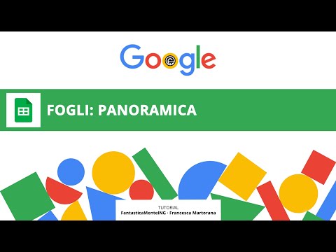 GOOGLE FOGLI tutorial 1: Le basi di Google Sheets e differenze da Excel