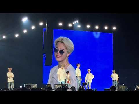 190407 Taehyung scolds ARMYs for not sitting - BTS LYS Tour in BKK