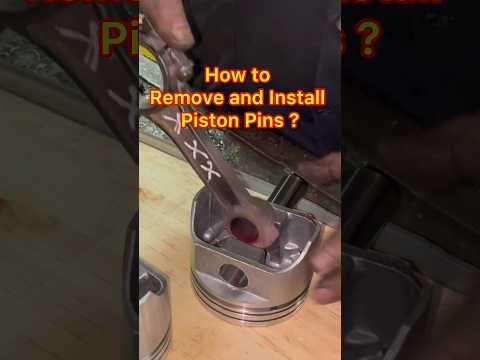 How to remove and Install Chevrolet Engine Piston pin? #shorts
