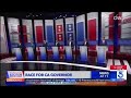 CNN Hosts Debate For Candidates Vying For California Governor
