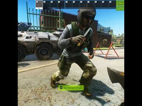 Two pmc's work with a scav to extract. Tarkov shorts.