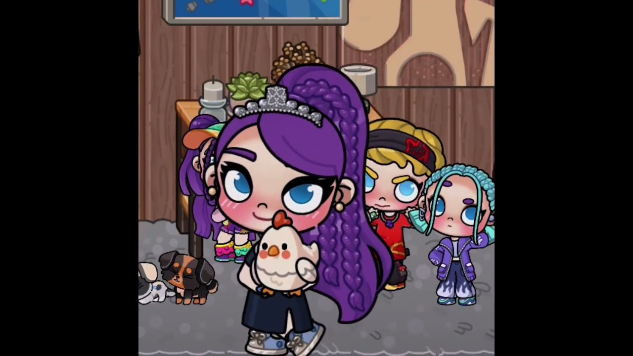 Ma y la Gallina ?🤨#Perritos #seguimi #avatarworld #Doroty #lentejas