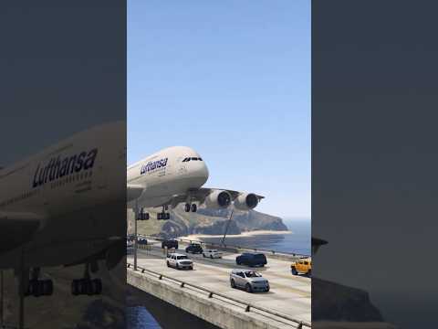 Airbus A380 Misses Highway Bridge by Inches