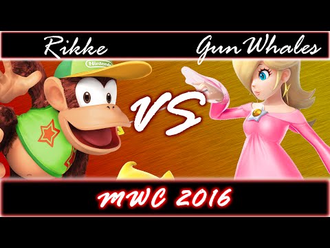 MWC 2016 - Rikke (Diddy) vs. GunWhales (Rosalina) - POOLS - Smash 4 - Wii U