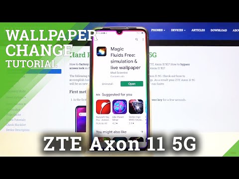 Download Live Fluid Wallpaper on ZTE Axon 11 5G | Magic Fluids Free