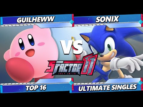S Factor 11 - Sonix (Sonic) Vs. Guilheww (Kirby) Smash Ultimate - SSBU