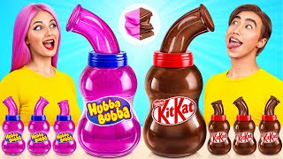Bubble Gum vs Chocolate Food Challenge | Funny Moments by Multi DO Challenge