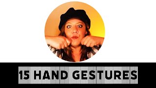 15 VERY USEFUL HAND GESTURES 👌🏼👆🏼🖐🏼| ONLINE TEACHING | MISS J