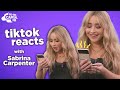 Sabrina Carpenter Reacts To TikTok About Herself! | Capital