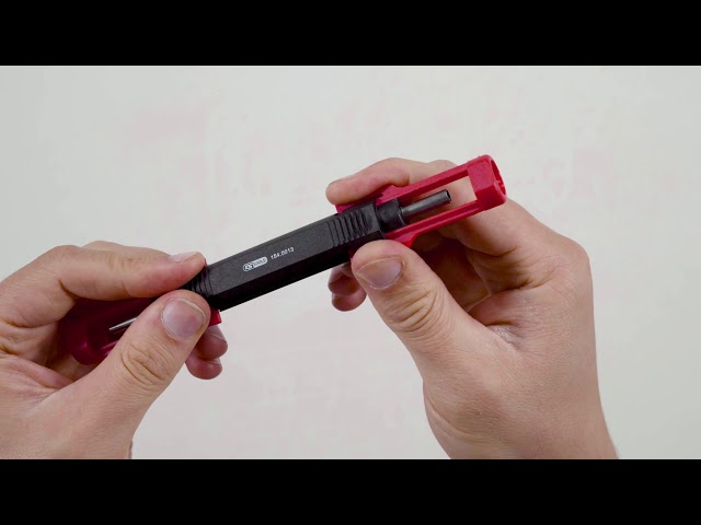 Video teaser for KS TOOLS 154.0013 Kabel-Entriegelungswerkzeug für Rundstecker und Rundsteckhülsen (Unboxing)