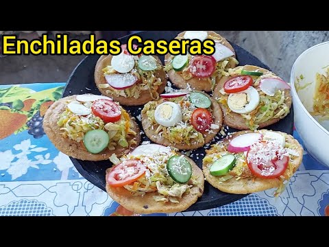 COMO HACER "ENCHILADAS CASERAS"
