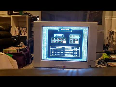 19-5 clear nes tetris