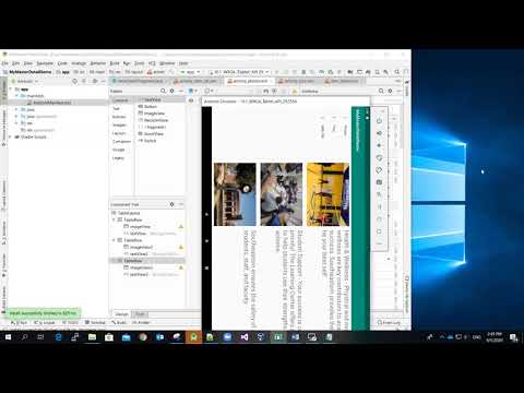 Android Master/Detail template - A School Info. app /part-8 Fixing Image size and text cut off