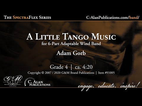 A Little Tango Music (6-Part Flex Band Gr. 4) - Adam Gorb