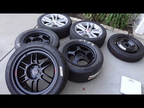 Weight Comparison: Rota Slip Stream vs Enkei RPF1 vs Stock Si Wheels vs Spare