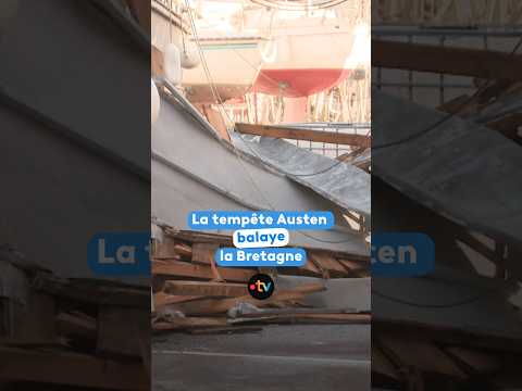 Austen, la première tempête de la saison, balaie la Bretagne depuis le milieu de la nuit 🍃